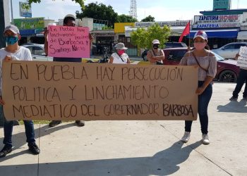 ANTORCHISTAS SE MANIFIESTAN EN EL MUSEO DE LA CULTURA MAYA RECLAMAN INTENTOS DE MORENA POR DESAPARECER A LA ORGANIZACIÓN
