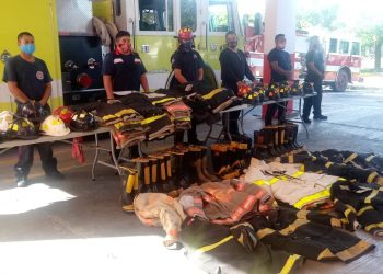 RECIBE BOMBEROS DE CANCÚN DONACIÓN DE EQUIPAMIENTO