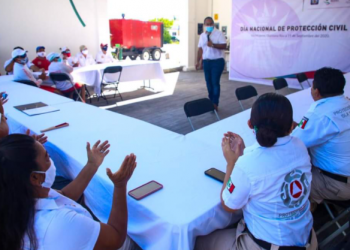 CONMEMORA JUAN CARRILLO DÍA NACIONAL DE PROTECCIÓN CIVIL EN ISLA MUJERES.