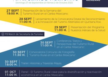 ANUNCIA SEDETUR “SEMANA DEL TURISMO MUNDIAL EN EL CARIBE MEXICANO”