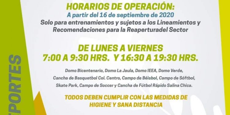 ABRIRÁN 10 ESPACIOS DEPORTIVOS EN ISLA MUJERES APEGADOS A LA NUEVA NORMALIDAD