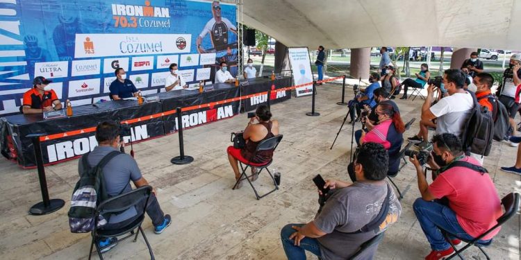 TODO LISTO EN COZUMEL PARA EL IRONMAN 70.3