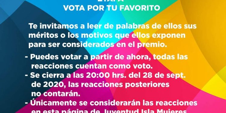 ENTREGARÁ GOBIERNO MUNICIPAL PREMIO AL “MÉRITO JOVEN ISLEÑO 2020”