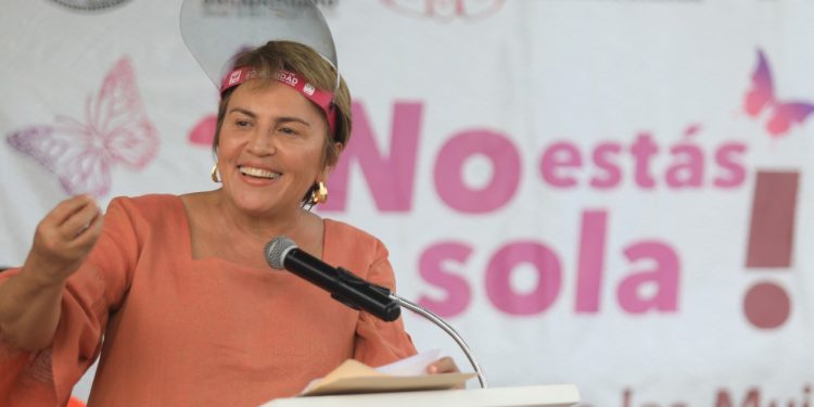 CUMPLE CON HECHOS LAURA BERISTAIN EN EL COMBATE A LA VIOLENCIA CONTRA LAS MUJERES