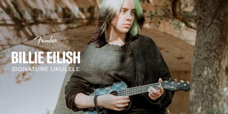 BILLIE EILISH LANZARÁ SU UKELELE PERSONALIZADO