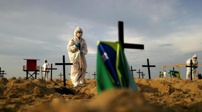 BRASIL SUPERA LOS 130 MIL MUERTOS POR CORONAVIRUS