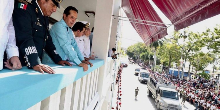 CANCELAN DESFILE MILITAR DE CHETUMAL POR INCUMPLIR LINEAMIENTOS DEL GOBIERNO FEDERAL
