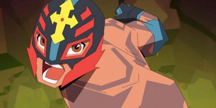 CARTOON NETWORK ALISTA CARICATURA DEL REY MYSTERIO