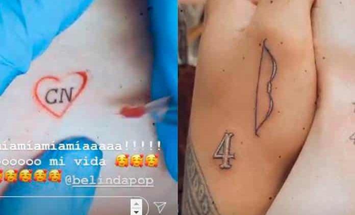 CHRISTIAN NODAL Y BELINDA HACEN VOTOS DE AMOR CON TATUAJE - Poder y Crítica