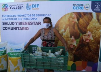 DIF YUCATÁN CONTRIBUYE A LA SEGURIDAD ALIMENTARIA Y A REACTIVAR LA ECONOMÍA FAMILIAR
