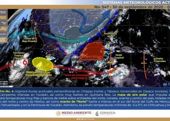 EVOLUCIONA FRENTE FRÍO 4 SIN MAYORES AFECTACIONES PARA TABASCO, AFIRMA IPCET