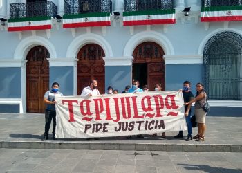 HABITANTES DE TAPIJULAPA EXIGEN QUE SEPARE A LA DELEGADA DE SU CARGO MIENTRAS LA INVESTIGAN POR PRESUNTO HOMICIDIO