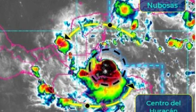 POR ‘NANA’ EMITEN ALERTA VERDE PARA EL SUR DE QUINTANA ROO