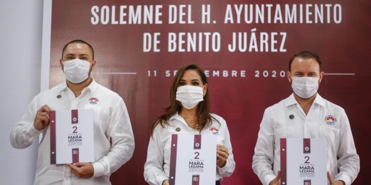 EL GIGANTE VIVE, CANCÚN ESTÁ DE PIE: MARA LEZAMA