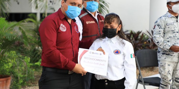 SOLIDARIDAD HACE HONOR A SU NOMBRE, DICE LAURA BERISTAIN EN EL DÍA NACIONAL DE PROTECCIÓN CIVIL