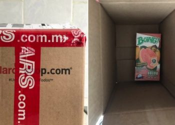 JOVEN COMPRA EN LÍNEA UN IPHONE Y LE LLEGA UN JUGO BOING