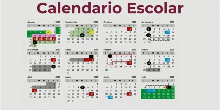 LA SEP HACE OFICIAL EL CALENDARIO VACACIONAL DEL CICLO ESCOLAR 2020-2021