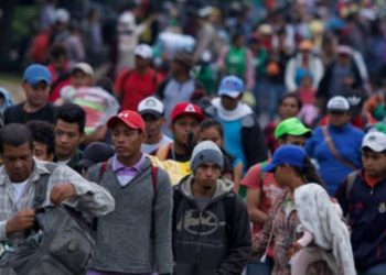 NUEVA CARAVANA DE MIGRANTES HONDUREÑOS ALISTA SALIDA A MÉXICO