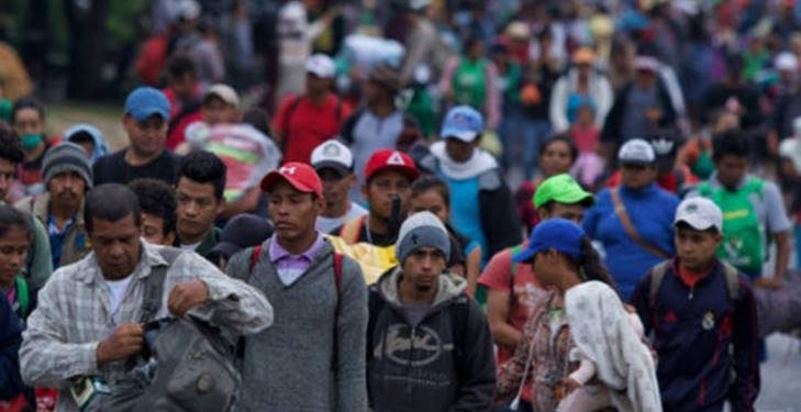 NUEVA CARAVANA DE MIGRANTES HONDUREÑOS ALISTA SALIDA A MÉXICO