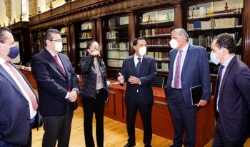 PARTICIPA ADÁN AUGUSTO EN REUNIÓN CON EL TITULAR DE SHCP