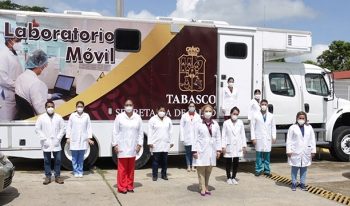 PONDRÁ SALUD EN MARCHA LABORATORIO MÓVIL PARA PRUEBAS DE COVID-19 EN TENOSIQUE