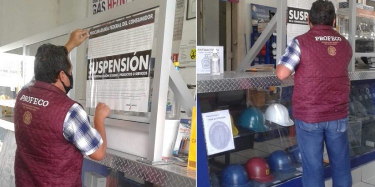 PROFECO SUSPENDE A COMERCIOS DE YUCATÁN QUE OFRECEN OXIGENO, SANITIZACIÓN Y MÁS