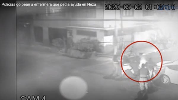 POLICÍAS DE NEZA GOLPEAN Y DETIENEN A ENFERMERA TRAS ACCIDENTE