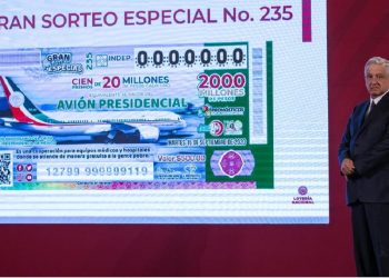 SE LLEGÓ A META DE «CACHITOS» VENDIDOS PARA RIFA DE AVIÓN: LÓPEZ OBRADOR