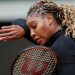 SERENA WILLIAMS SE RETIRA DE ROLAND GARROS POR LESIÓN