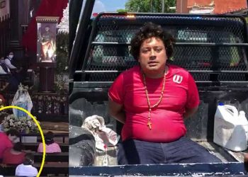 SUJETO GOLPEA A DOS MUJERES DURANTE UNA MISA EN CAMPECHE