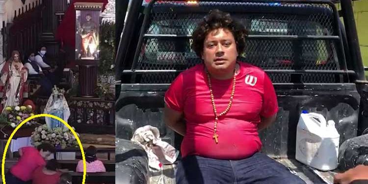 SUJETO GOLPEA A DOS MUJERES DURANTE UNA MISA EN CAMPECHE