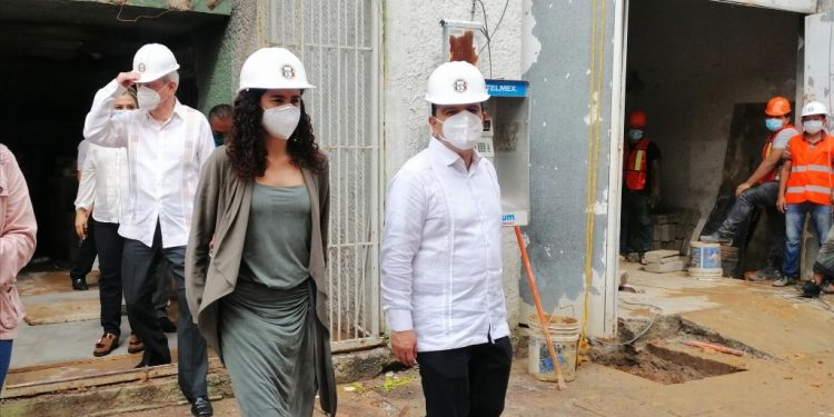 VISITA TABASCO LA SECRETARIA DEL TRABAJO, RECORRE  OBRA DEL NUEVO CENTRO LOCAL DE CONCILIACIÓN