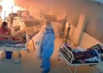 ¡DE TERROR! EXPLOTA VENTILADOR MECÁNICO FRENTE A PACIENTES DE ÁREA COVID (+ VIDEO)