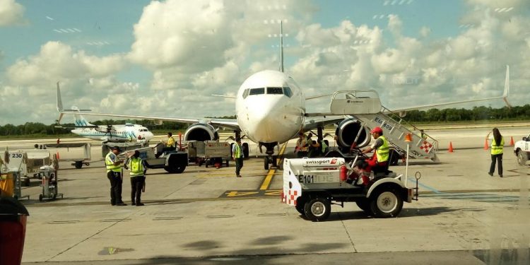 EL AEROPUERTO DE CANCÚN PREVÉ REALIZAR ESTE MIÉRCOLES 243 OPERACIONES AÉREAS