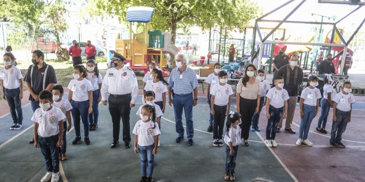 PRESENTAN EN BENITO JUÁREZ ACADEMIA INFANTIL DE MÚSICA DE SEGURIDAD PÚBLICA