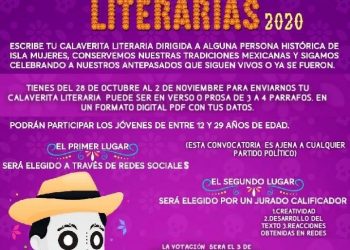 CONVOCAN A CONCURSO DE “CALAVERITAS LITERARIAS 2020”