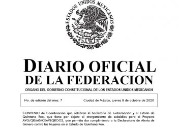 CONVENIO QUINTANA ROO-SEGOB CONTRA VIOLENCIA DE GÉNERO
