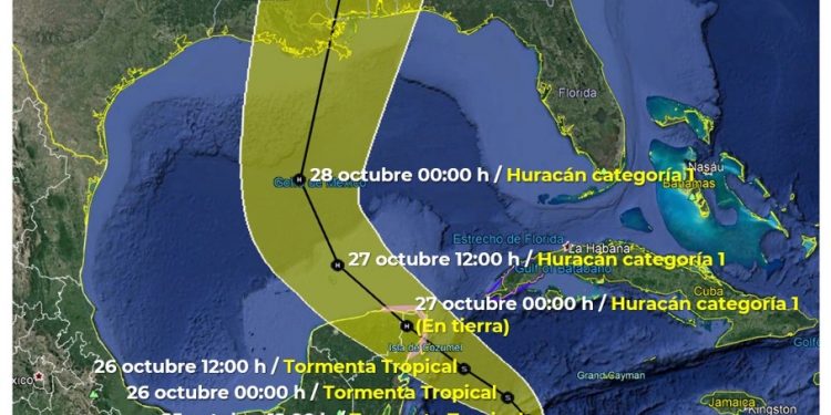 POR ARRIBO DE “ZETA” EMITEN “ALERTA AZUL” Y “VERDE” PARA QUINTANA ROO
