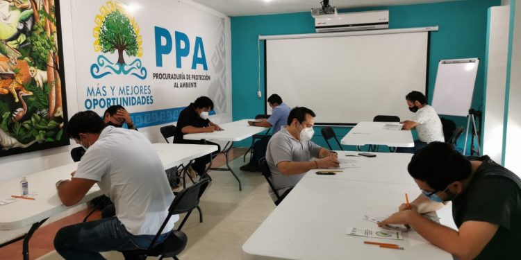 PRESENTAN EVALUACIÓN LOS ASPIRANTES A AUDITORES AMBIENTALES ESTATALES