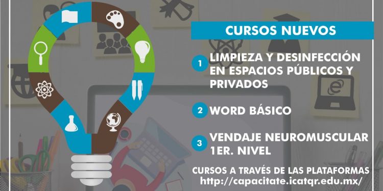 EL ICATQR INVITA A INSCRIBIRSE EN LA NUEVA OFERTA EDUCATIVA DEL MES DE OCTUBRE