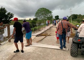 YA HAY ACCESO A PIE A LAS POBLACIONES DE MIGUEL ALEMÁN Y RÍO VERDE EN BACALAR