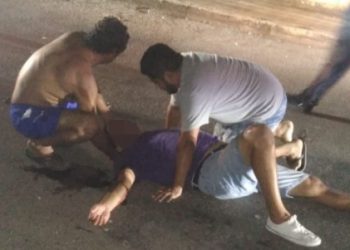 ENCONTRONAZO ENTRE MOTOCICLISTAS DEJA HERIDO