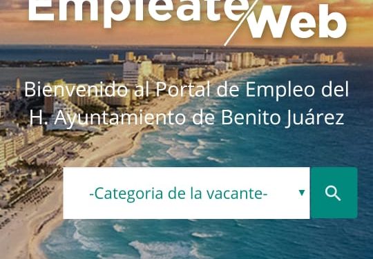 LANZA GOBIERNO DE CANCÚN EMPLÉATE WEB