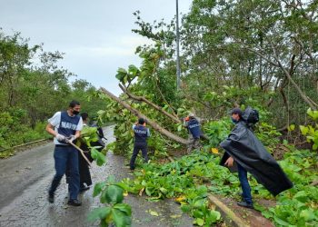 EN AUXILIO A LA POBLACIÓN SE ACTIVÓ EL PLAN MARINA