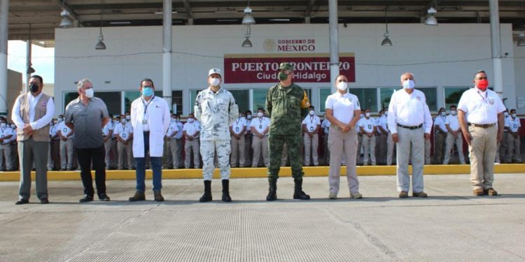 SUPERVISA COMISIONADO DEL INM FRONTERA DE CHIAPAS CON GUATEMALA