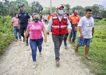 TRAS EL PASO DEL HURACÁN “ZETA” RECORRE JUAN CARRILLO RANCHO VIEJO