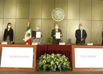 FIRMAN CONVENIO DE COLABORACIÓN SECRETARÍA DE GOBERNACIÓN Y SSPC PARA FORTALECER LAS HERRAMIENTAS EN MATERIA DE SEGURIDAD