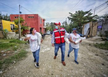 SUPERVISA JUAN CARRILLO TRABAJOS DE REACTIVACIÓN EN ZONA CONTINENTAL DEL MUNICIPIO TRAS EL PASO DEL HURACÁN “DELTA”