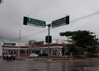 DESACTIVAN SEMÁFOROS EN PLAYA DEL CARMEN POR CONTINGENCIA CICLÓNICA