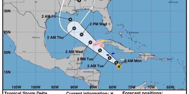 MANTIENEN EN ISLA MUJERES VIGILANCIA DEL TRAYECTO DE LA TORMENTA TROPICAL “DELTA”